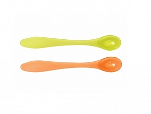 Набор из 2 ложек Just Lubby оранжевые с длинными ручками, от 4 мес (Lubby, 13973/144/12_оранжевый)